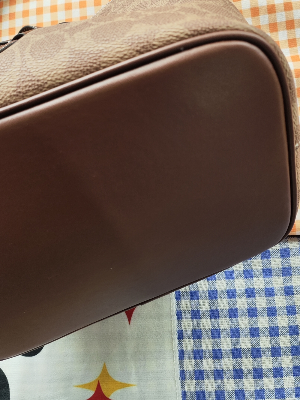 Coach Classic Monogram Bucket Bag - Picture 6 of 7